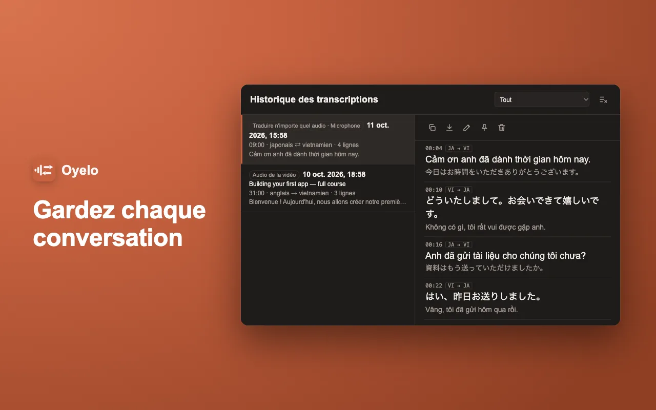 Gardez chaque conversation
