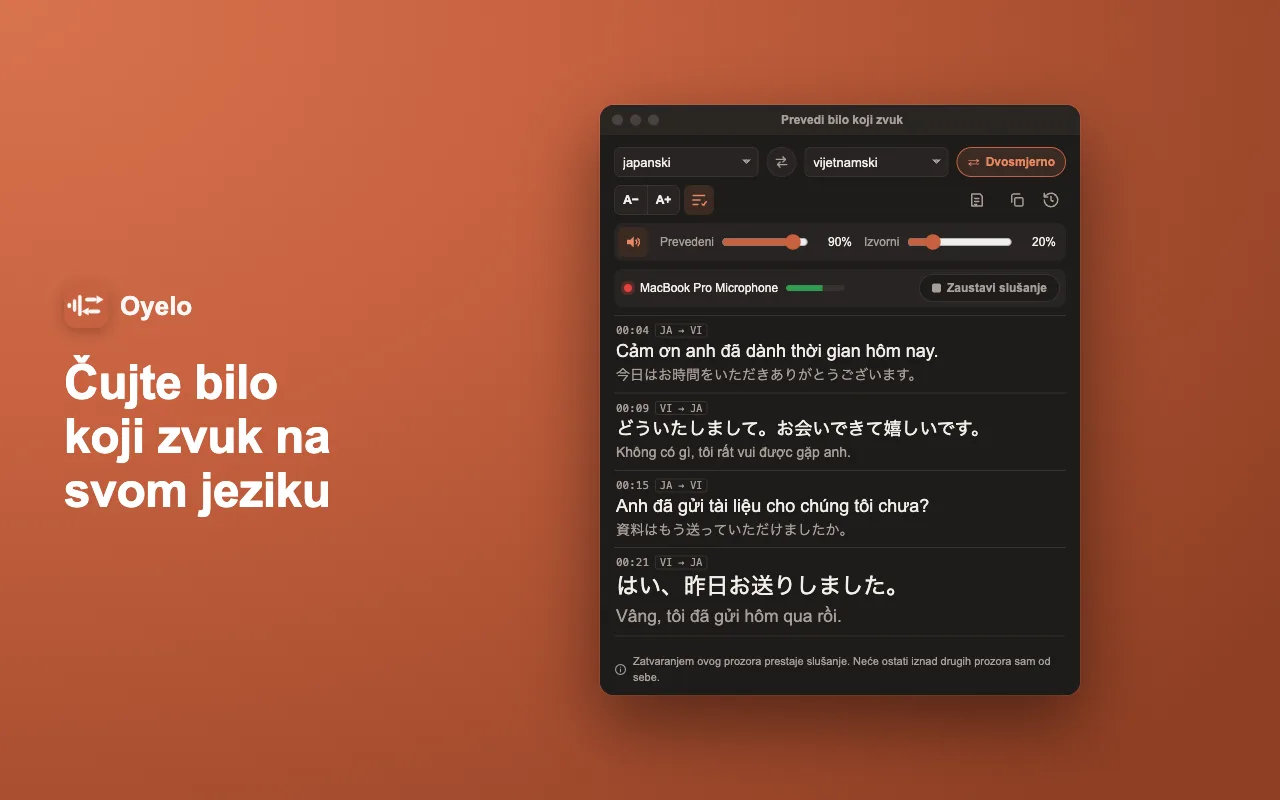 Čujte bilo koji zvuk na svom jeziku
