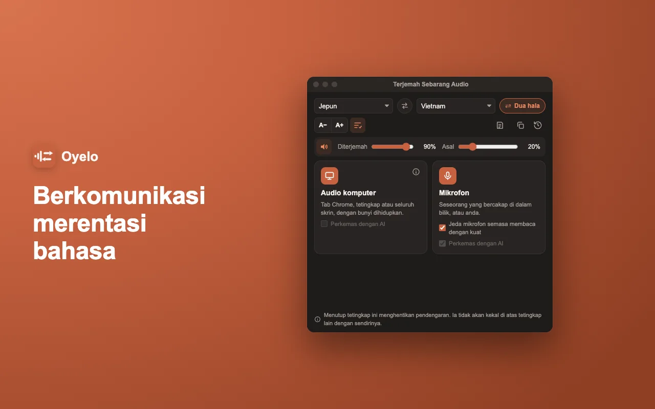 Berkomunikasi merentasi bahasa