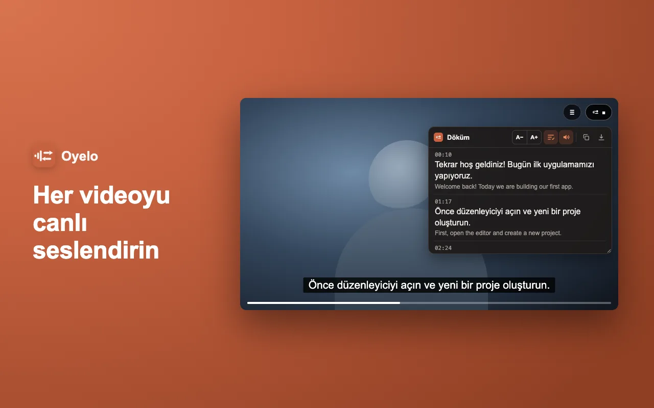 Her videoyu canlı seslendirin